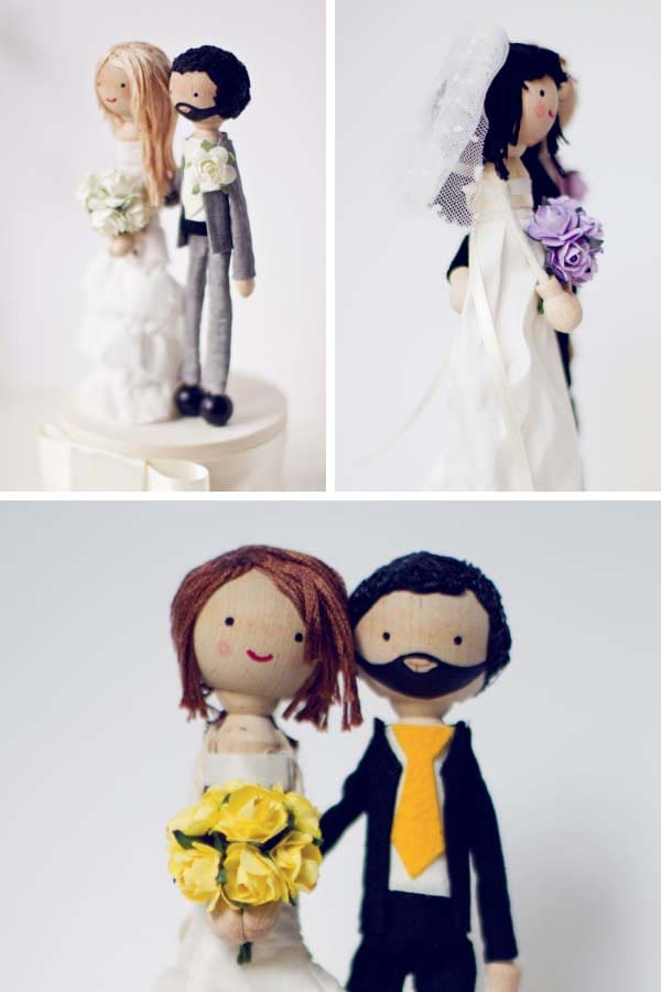 Tortenfiguren Hochzeit individuell