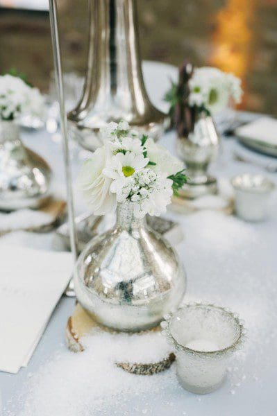 Winterhochzeit im Landhaus Platte Winterhochzeit Deko