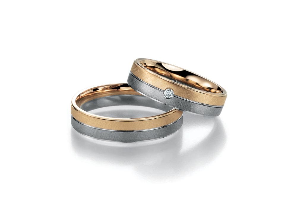 Bicolor Eheringe zeitlos