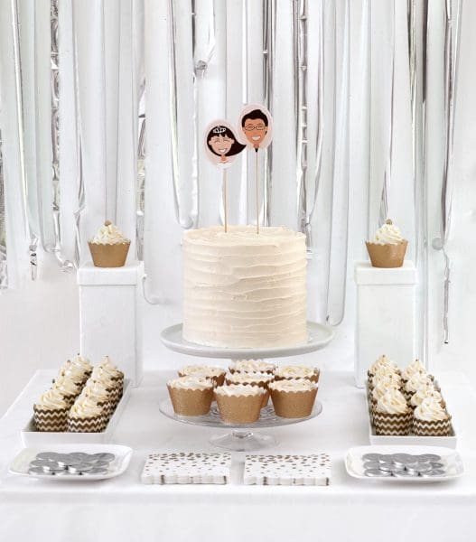 Hochzeitstorte mit preiswertem Tortentopper Hochzeitstorte Preise