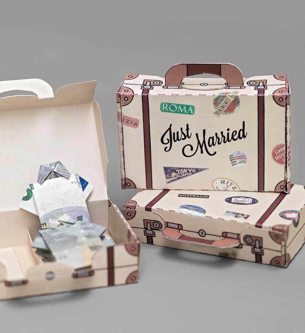 Geldgeschenk Hochzeit Reisekoffer Geldgeschenk Hochzeit Reisekoffer