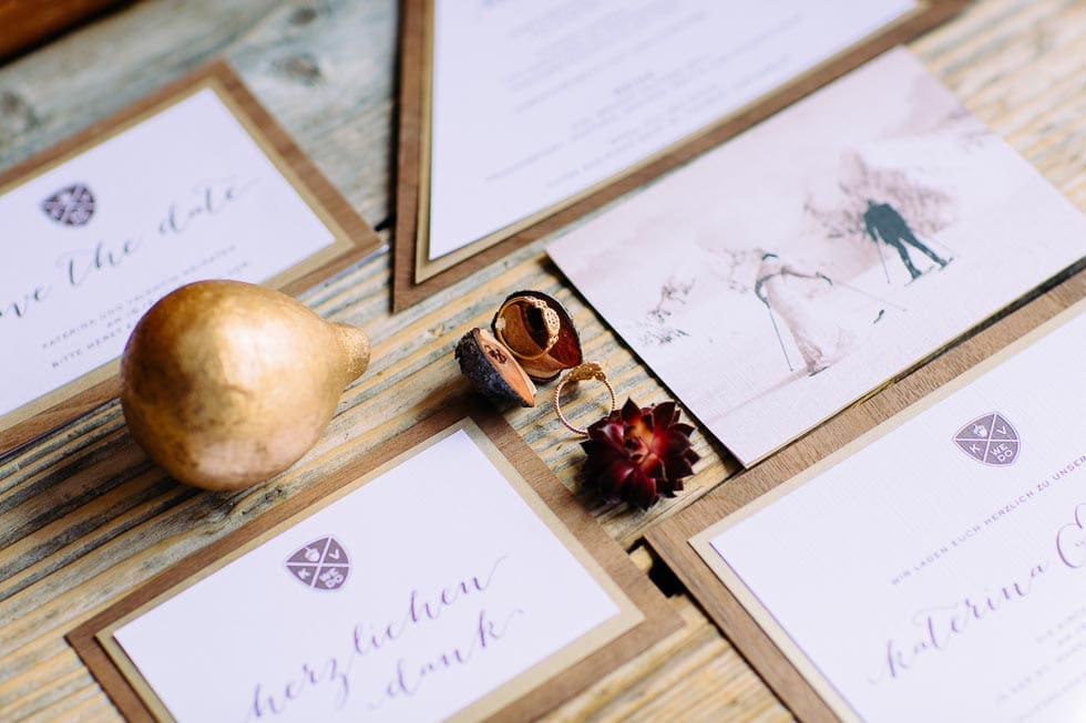 Hochzeitspapeterie Winterhochzeit Hochzeitspapeterie Winterhochzeit