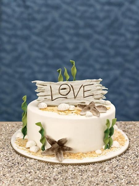 Hochzeitstorte - Unterwasser Hochzeitstorte - Unterwasser
