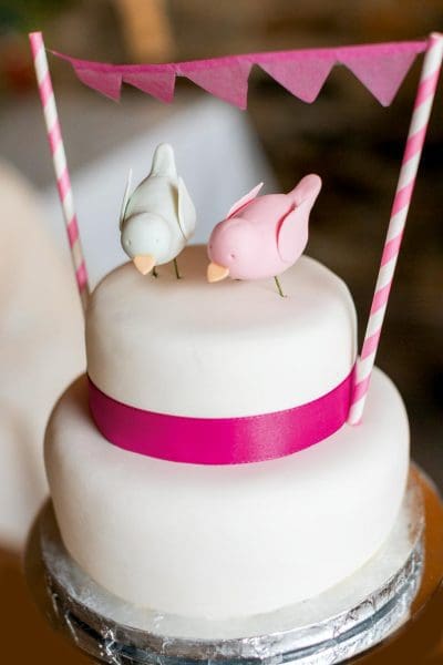 Hochzeitstorte mit Fondant Hochzeitstorte mit Fondant