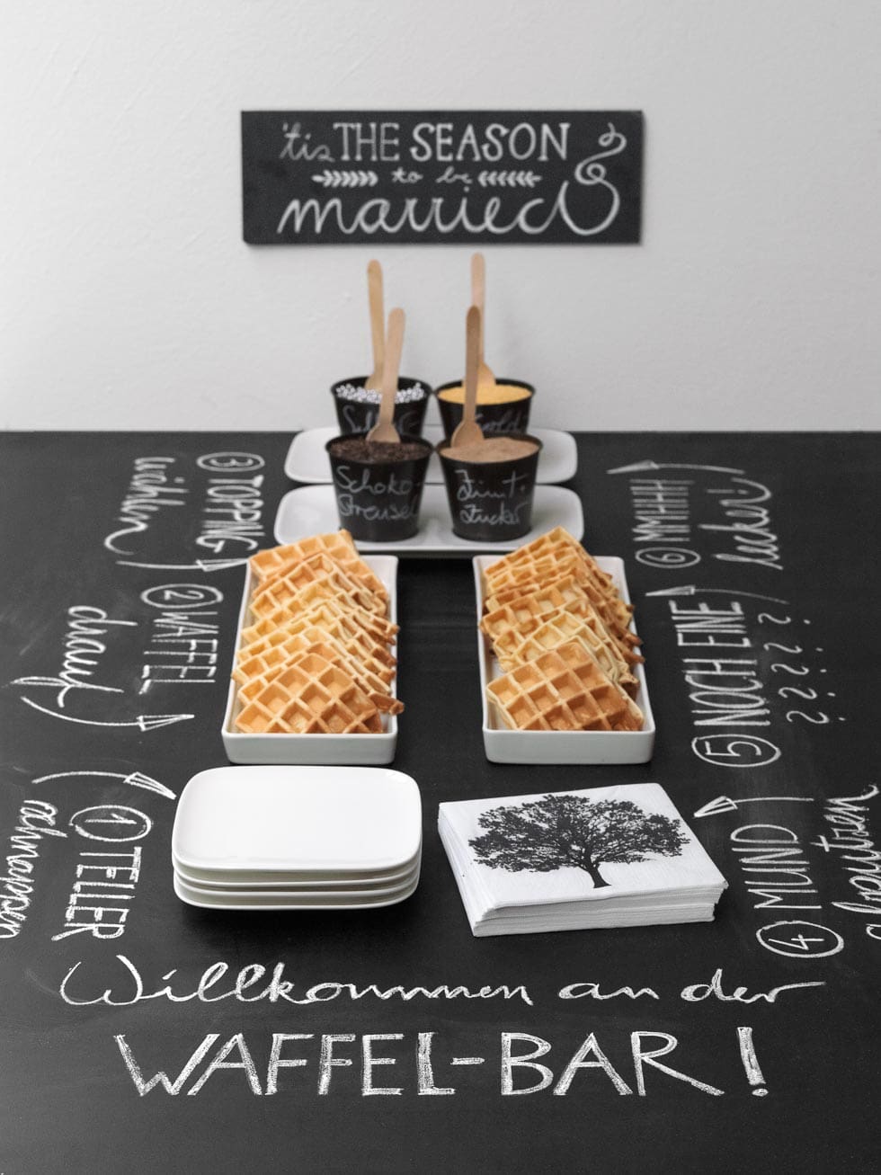 Sweet table: Waffelbar Sweet table: Waffelbar