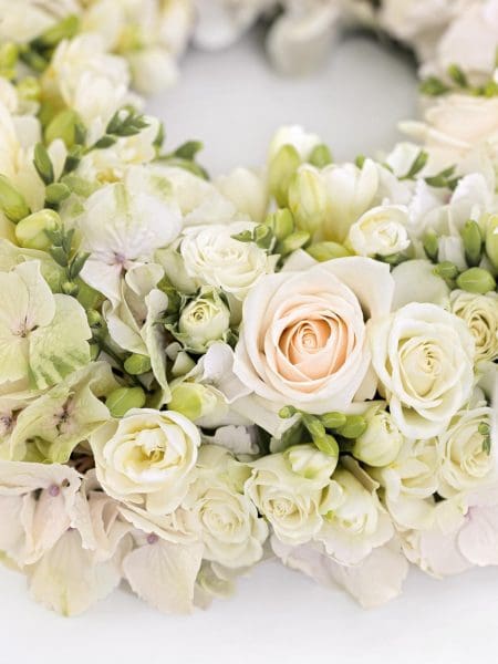 Blumenkranz Deko selber machen Blumenkranz Deko selber machen