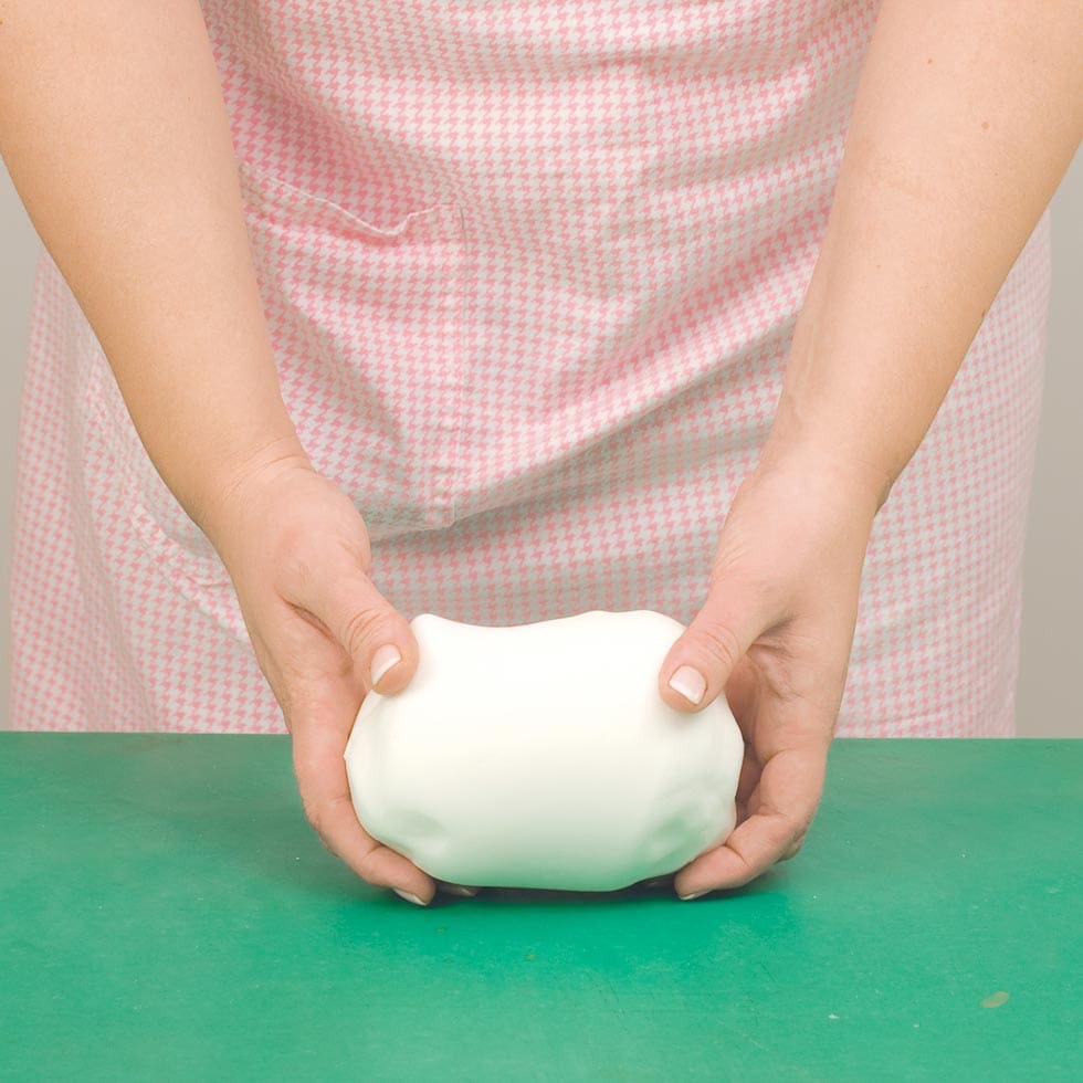Fondant weich geknetet