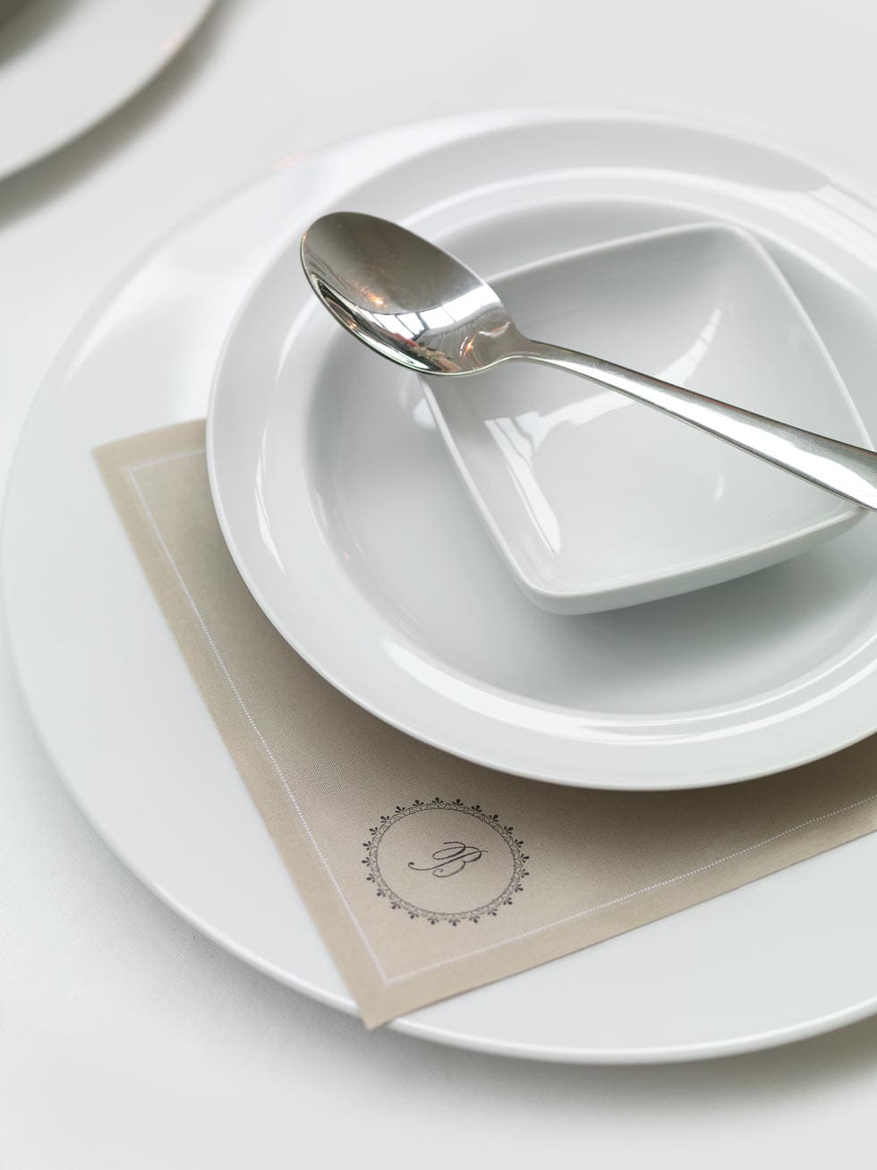 Gastgeschenk Serviette Gastgeschenk Serviette bestempelt