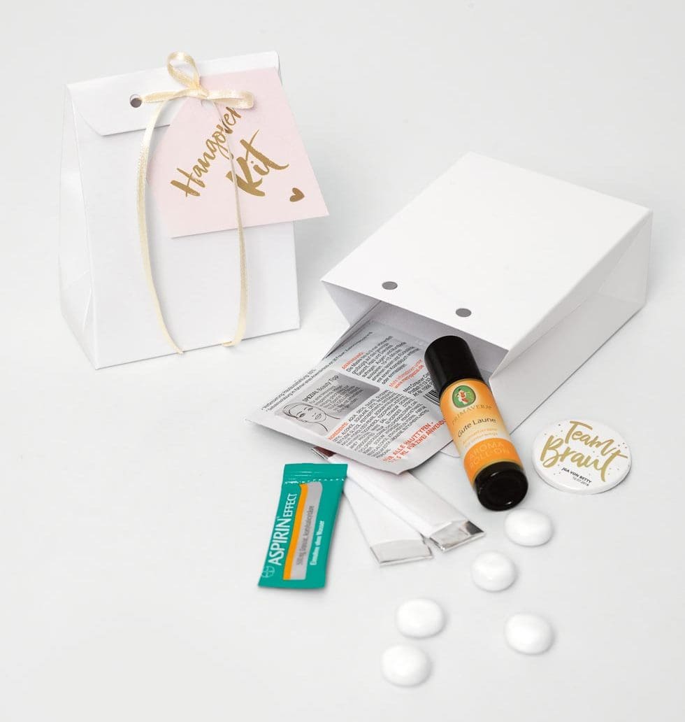 Hangoverkit Jungesellenabschied Vorlage Anhänger Hangover-Kit