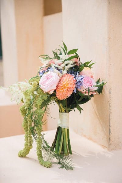 Brautstrauß Lila, Rosa und Pfirsich Brautstrauß Lila, Rosa und Pfirsich