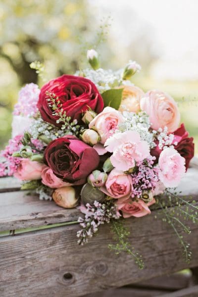 Brautstrauß Rot und Rosa Brautstrauß Rot und Rosa