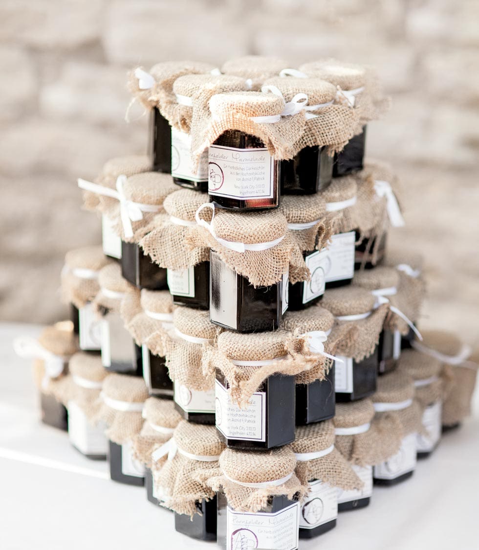 Gastgeschenke Hochzeitsmarmelade Hochzeitsmarmelade Gastgeschenke