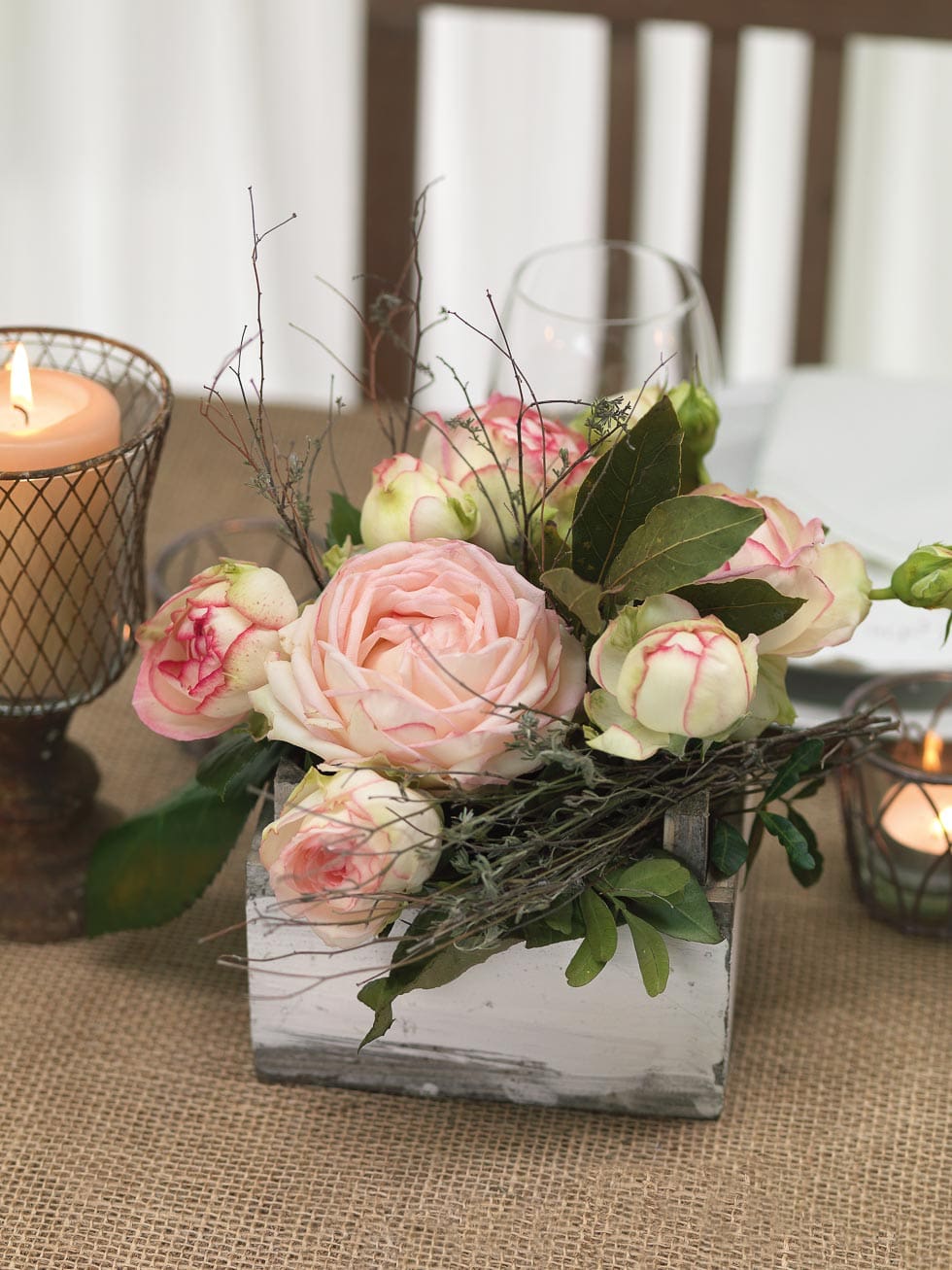 Tischdeko Hochzeit Rosen Tischdeko Hochzeit Rosen