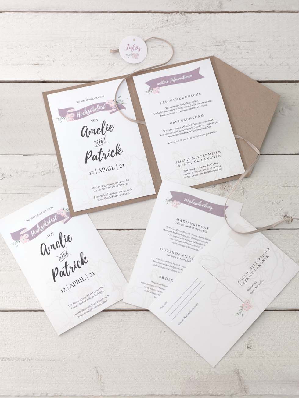 Hochzeitseinladung