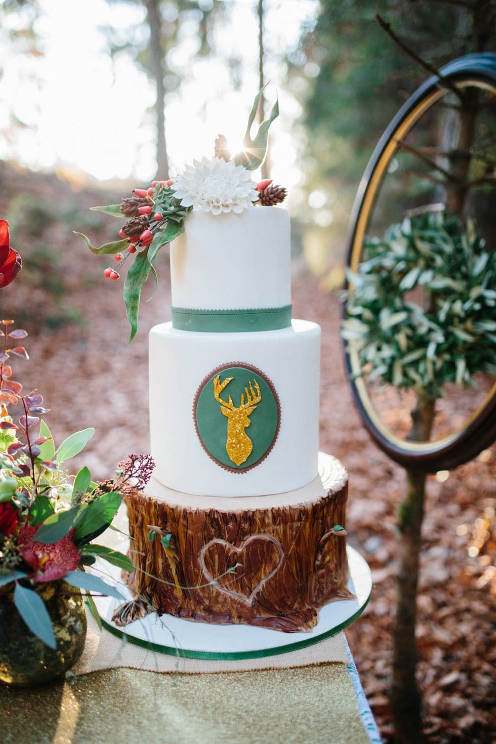 Hochzeitstorte Waldhochzeit Hochzeitstorte Waldhochzeit