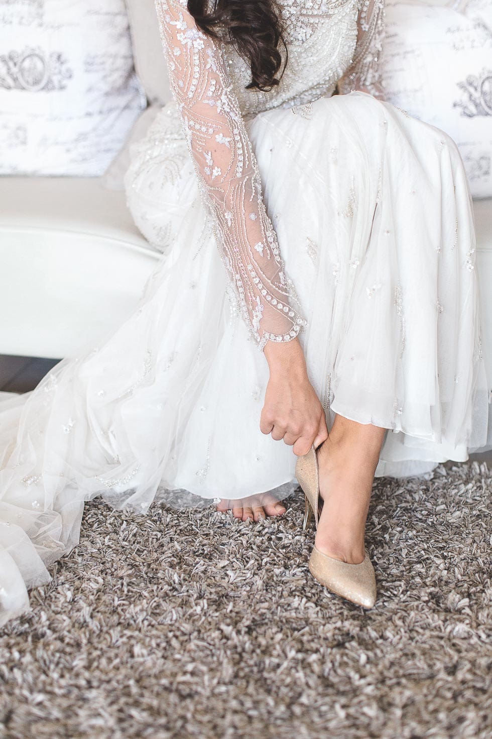 Brautkleid transparente Ärmel Brautkleid transparente Ärmel