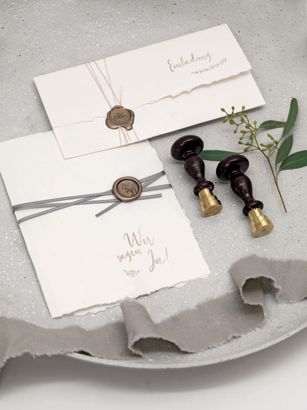 Hochzeitseinladung Stempel Siegel selber machen Hochzeitseinladung Stempelset Siegel selber machen