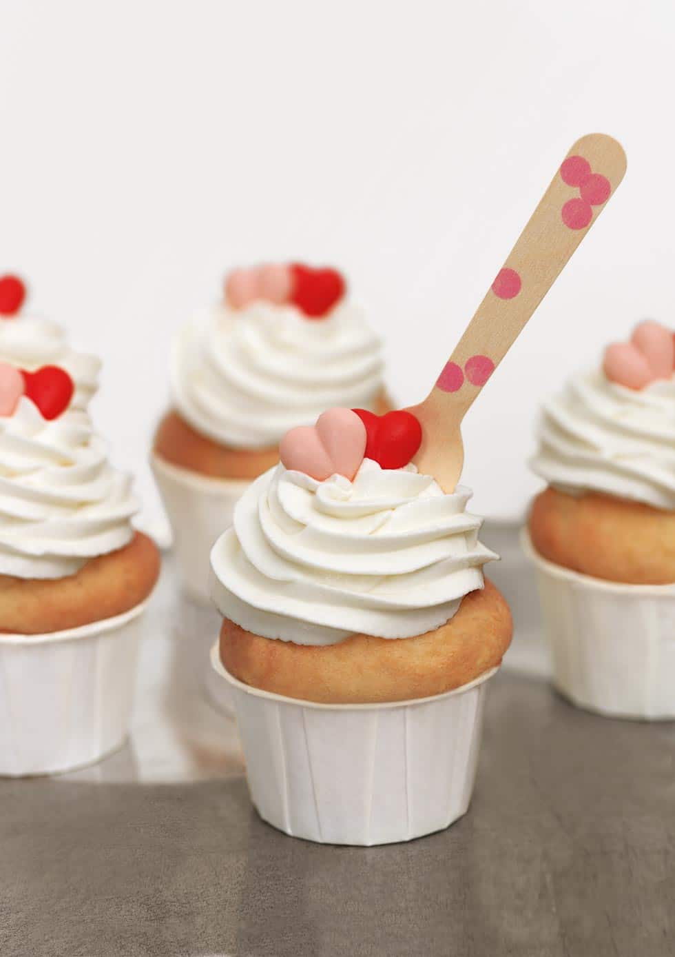 Cupcakes mit Herzen Cupcakes Herzen