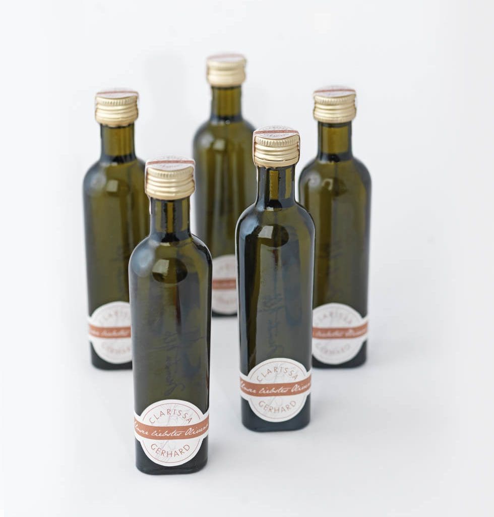 Gastgeschenke Olivenöl-Flaschen Gastgeschenke Olivenöl-Flaschen