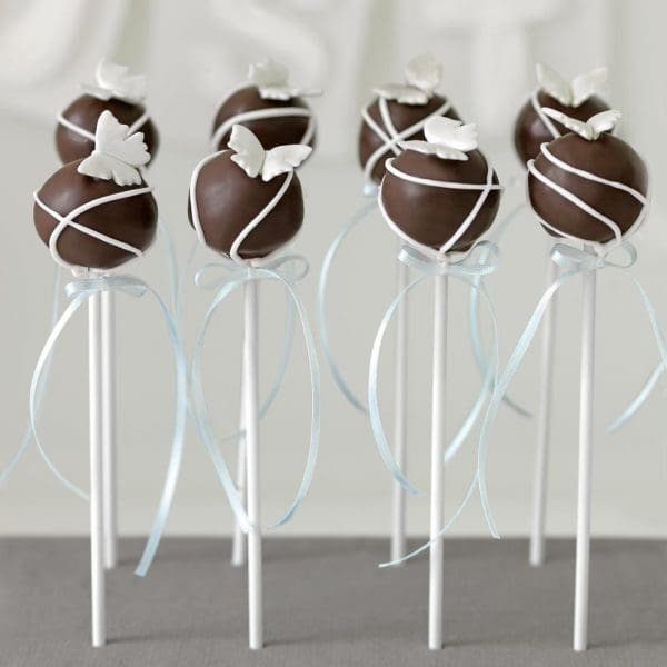 Cake Pops mit Schmetterlingen