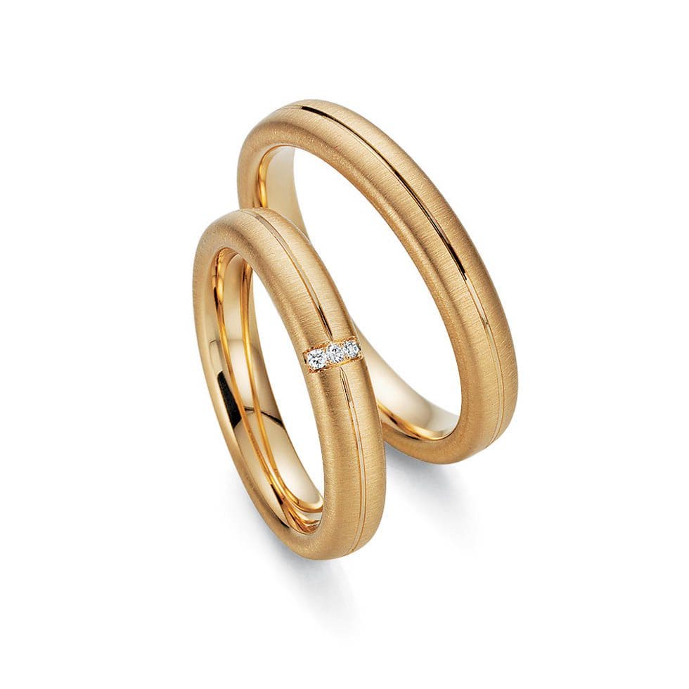 Trauringe von Fischer Trauringe Runde Gelbgold Trauringe