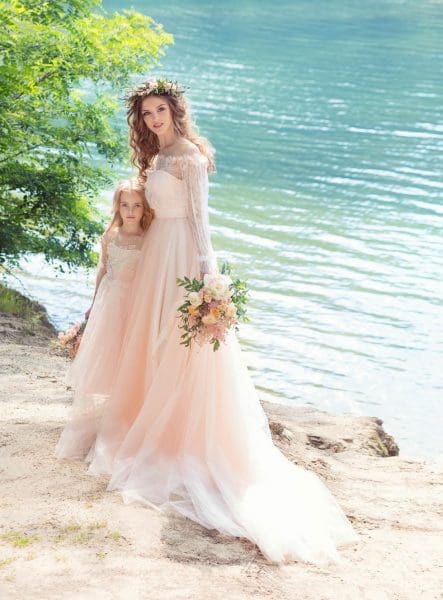 Haarkranz für Braut und Blumenkind Haarkranz für Braut und Blumenkind