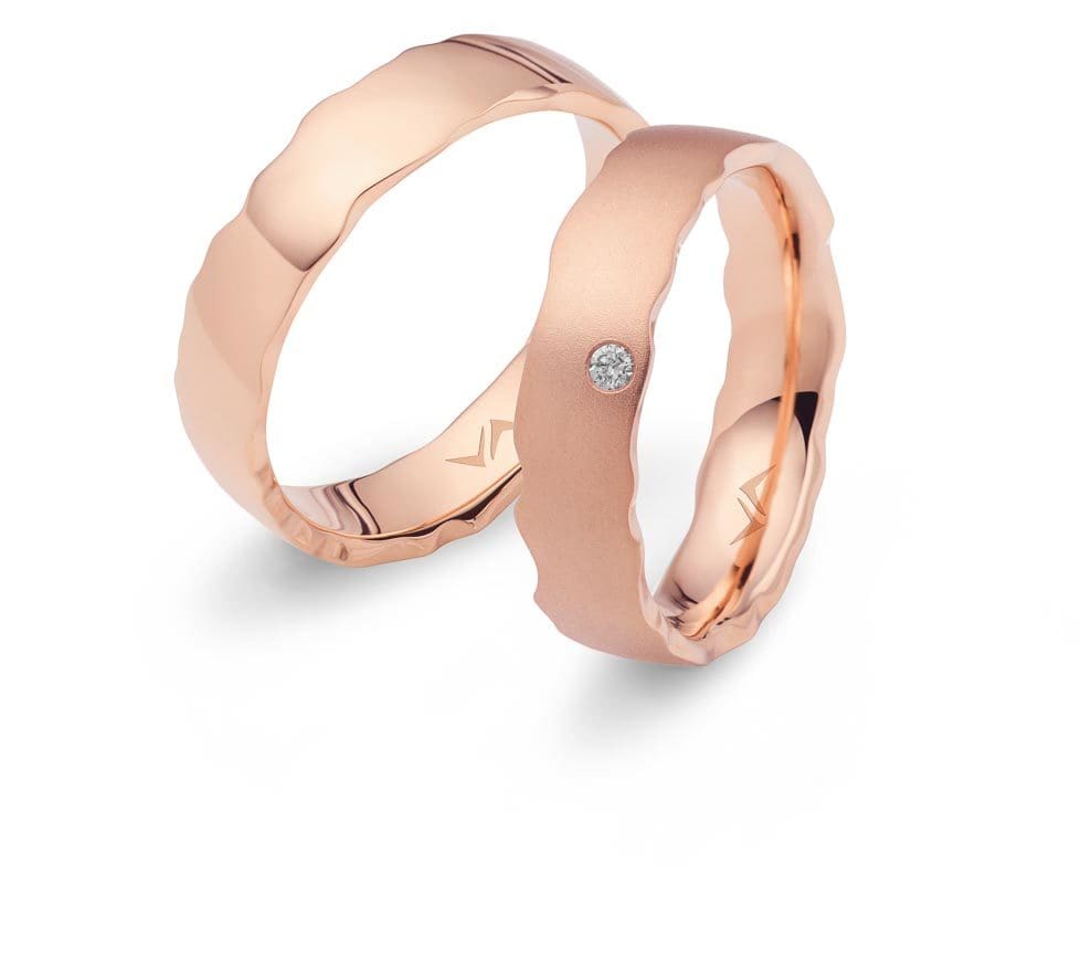 Eheringe Rotgold hell