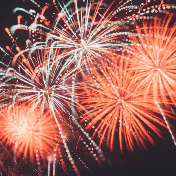 Feuerwerk Hochzeit