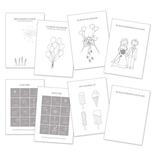 Malbuch-Hochzeit_2 hochzeitsmalbuch vorlagen