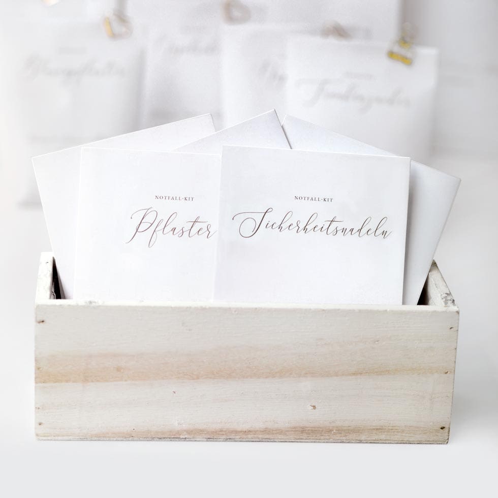 Notfall Box Hochzeit Notfall Box Hochzeit