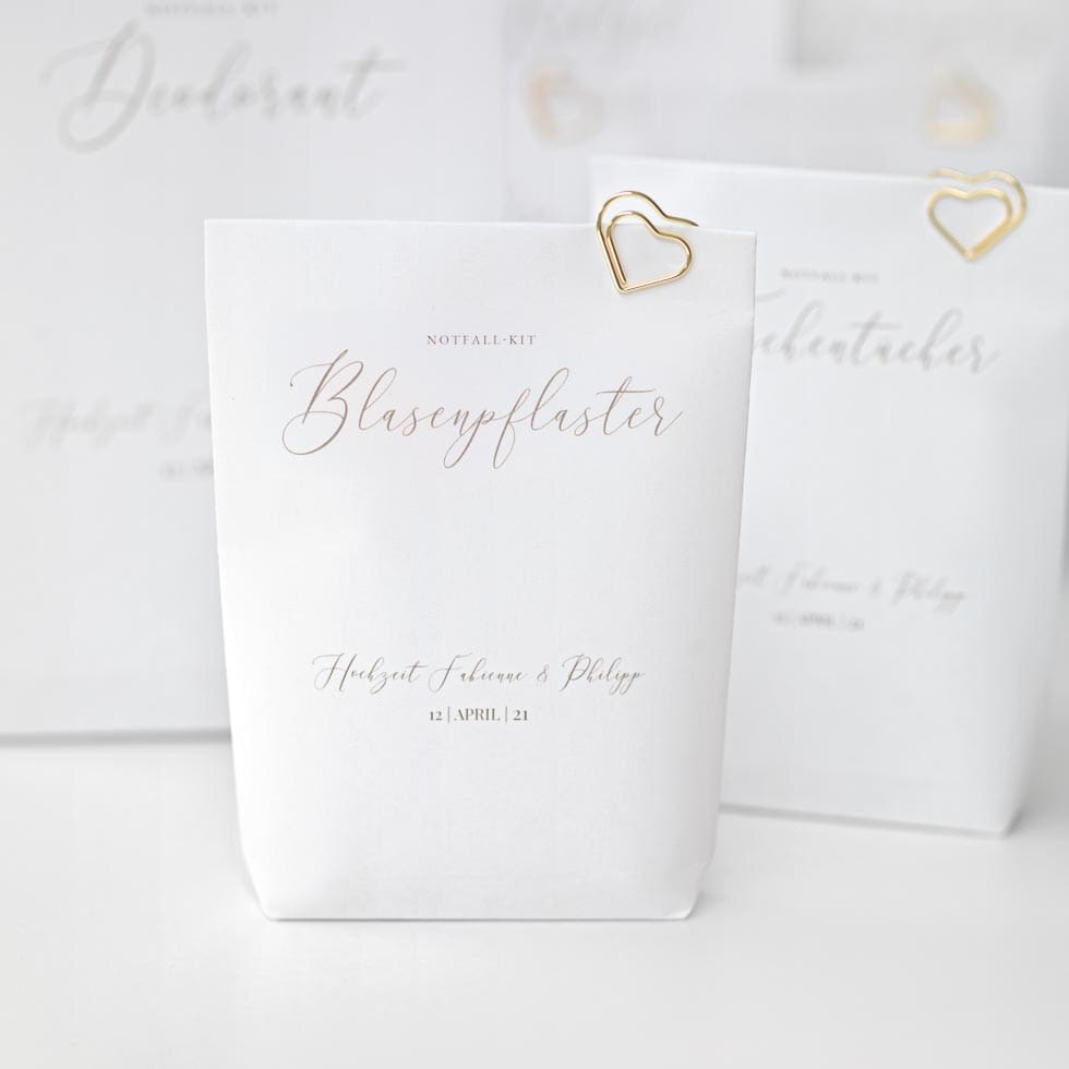 Notfallkörbchen Hochzeit Notfall Box Hochzeit