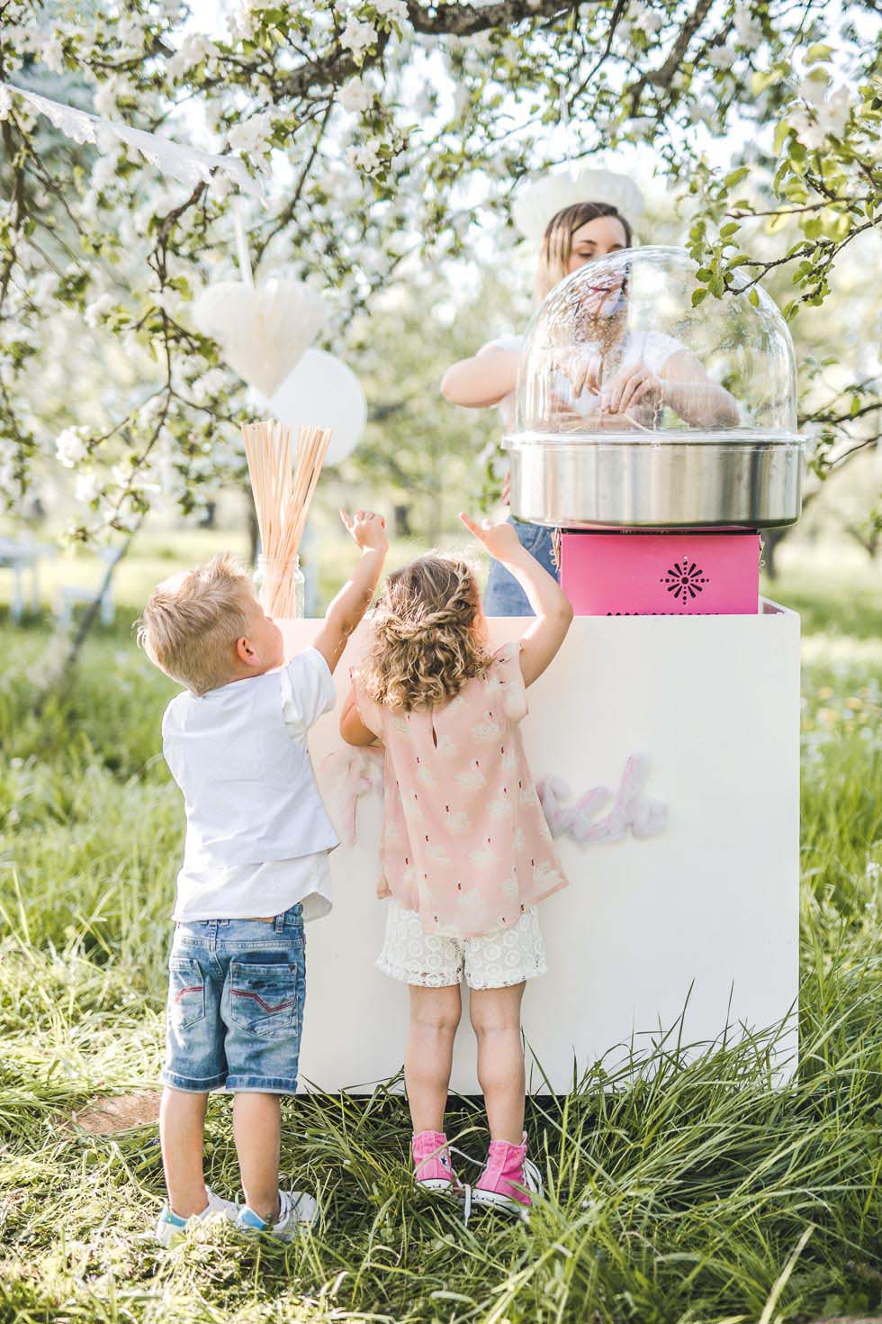 Kinder Hochzeit Zuckerwattestand Kinder Hochzeit Zuckerwattestand