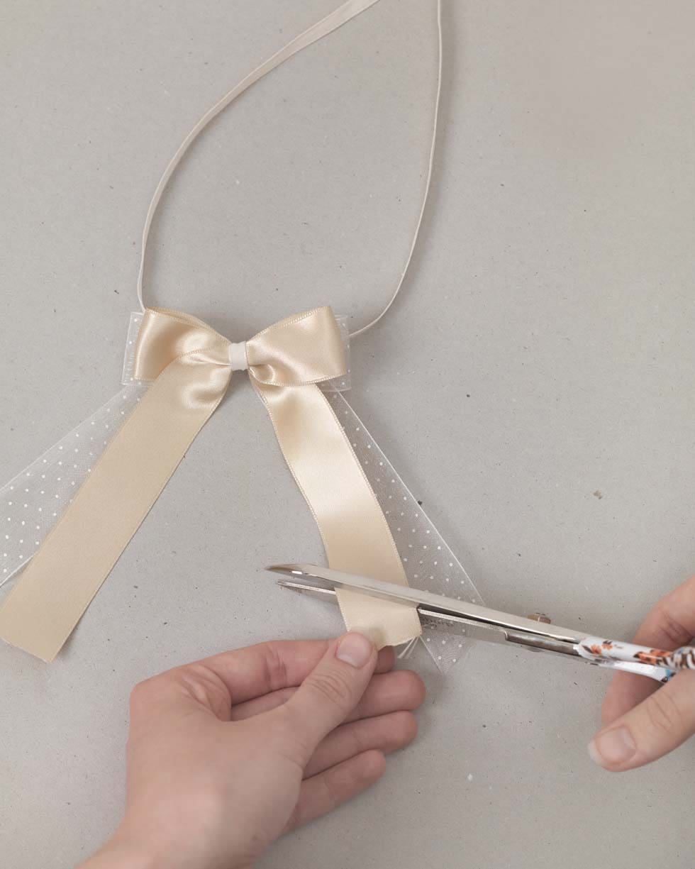 Autoschleife Hochzeit in Apricot Autoschleife Hochzeit Apricot
