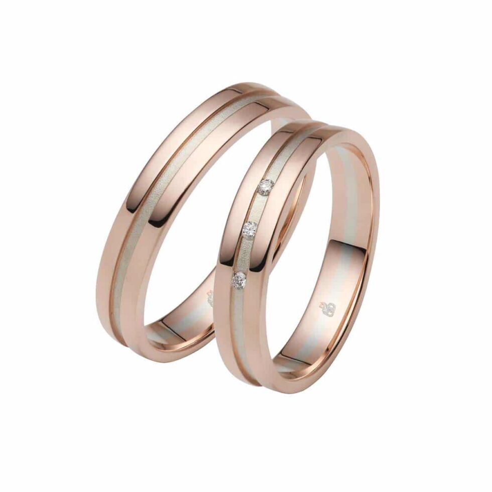 Rosegold Trauringe