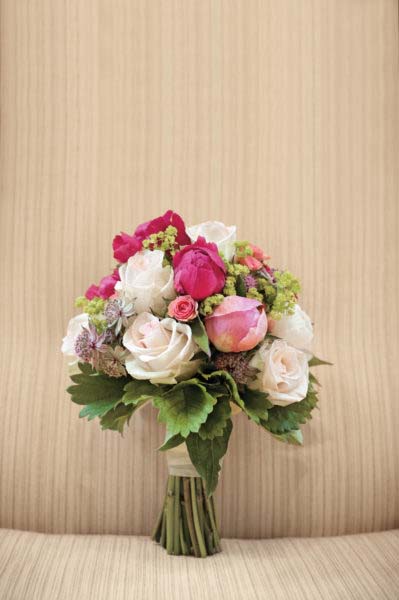 Brautstrauß in Weiß und Pink Brautstrauß Weiß und Pink