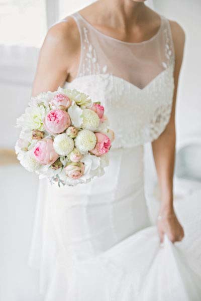 Brautstrauß in Rosa und Weiß Brautstrauß Rosa und Weiß