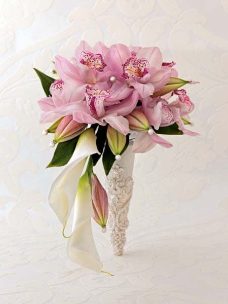 Brautstrauß mit rosa Lilien Brautstrauß rosa Lilien