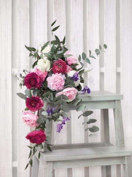 Brautstrauß in Weiß, Rosa und Pink Brautstrauß Weiß, Rosa und Pink