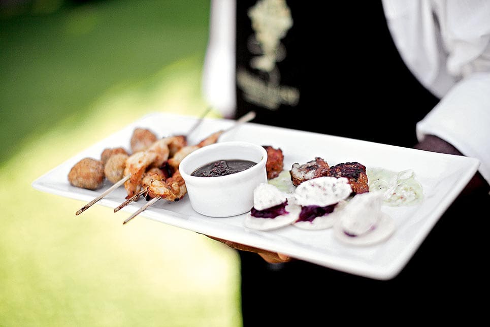 Fingerfood Sektempfang Snacks Hochzeit