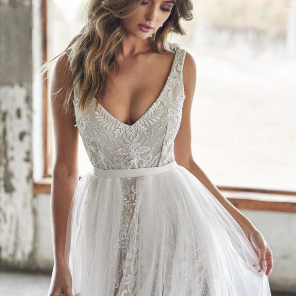 Brautkleid mit Überrock Anna Campbell