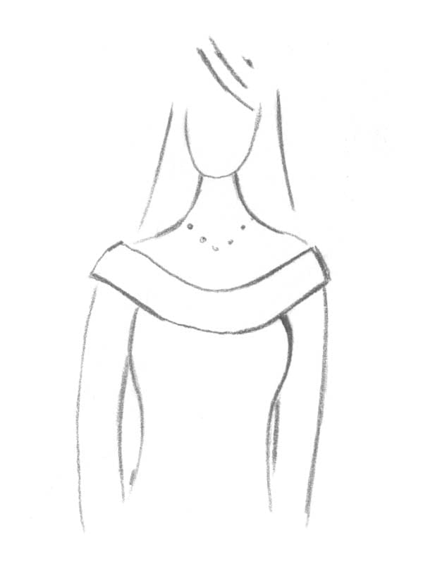 Brautkleid-Ausschnitt_Carmen Brautkleid Carmen Ausschnitt