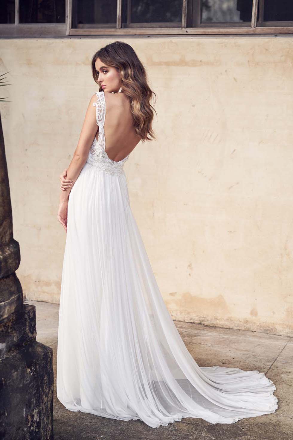 Brautkleid_Anna-Campbell_2019_Jamie-Dress_(Silk-Tulle)-4 Brautkleid Farbe Weiß von Anna Campbell