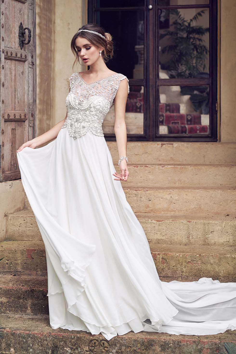 Brautkleider_Anna Campbell_2019_Aria-Dress_Summer-Skirt_1 Brautkleid A-Linie