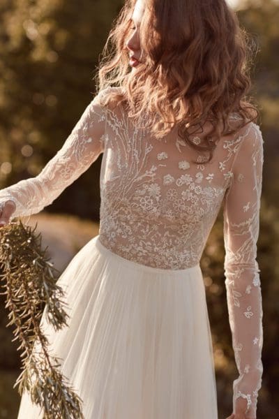 Brautkleider Boho von Anna Kara Brautkleid mit Spitze Anna Kara