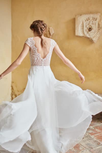 Boho Hochzeitskleid mit Spitze Anna Kara