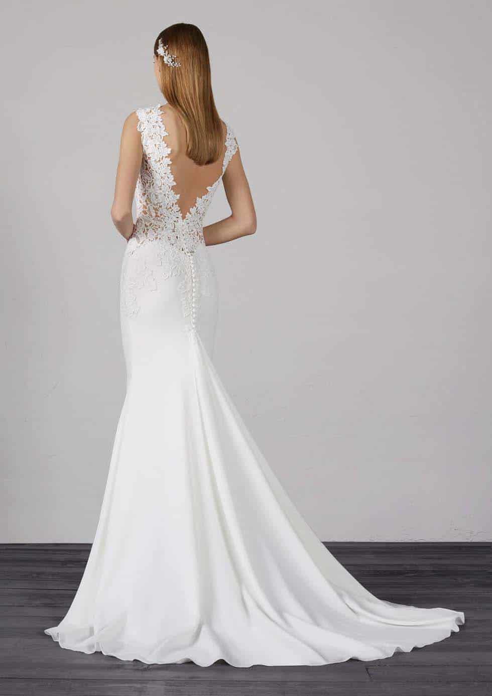 Brautkleider_Pronovias_2019_Milano-D Brautkleid rückenfrei Pronovias