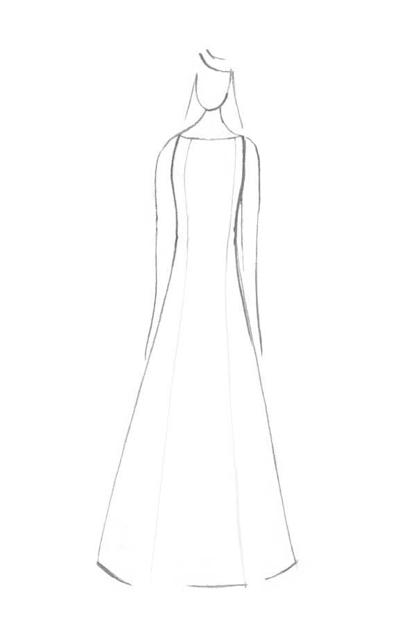 Brautkleidform_Prinzess-Kleid Brautkleid Form Prinzessin