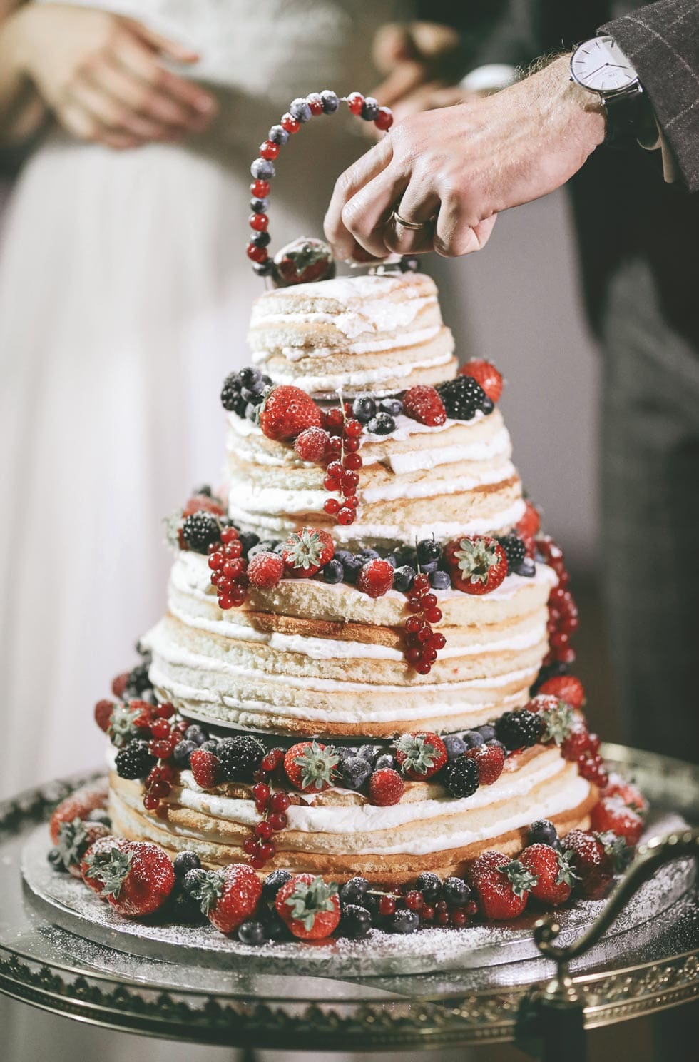 Hochzeitstorte Naked Cake Hochzeitstorte Beeren