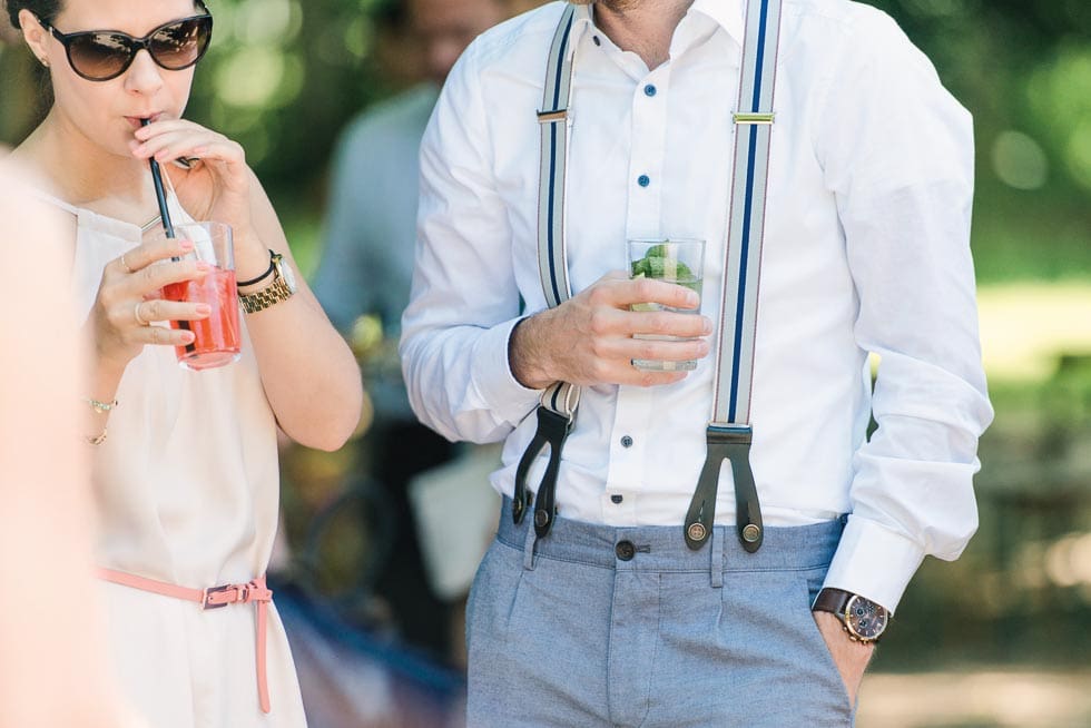 Sektempfang Vintage Hochzeit Cocktails Hochzeit