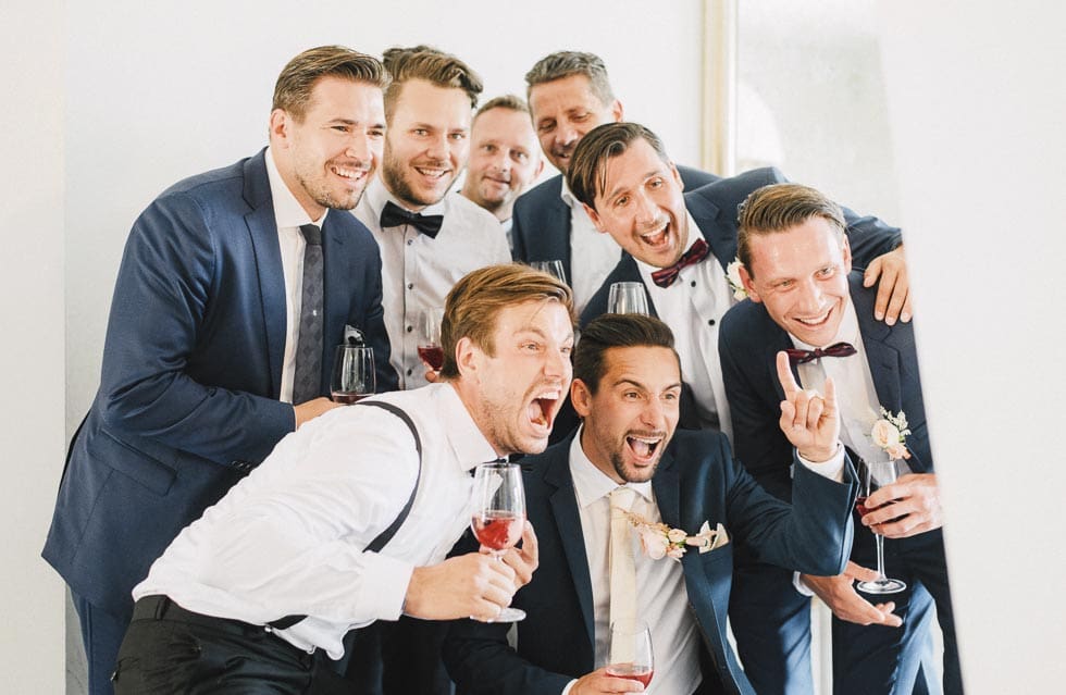 Fotobox Bräutigam Groomsmen Fotobox